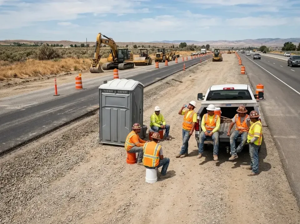highway-road-construction-crew-007 — frequently asked questions, Porta Potty and Restroom Rentals in Livingston, CA